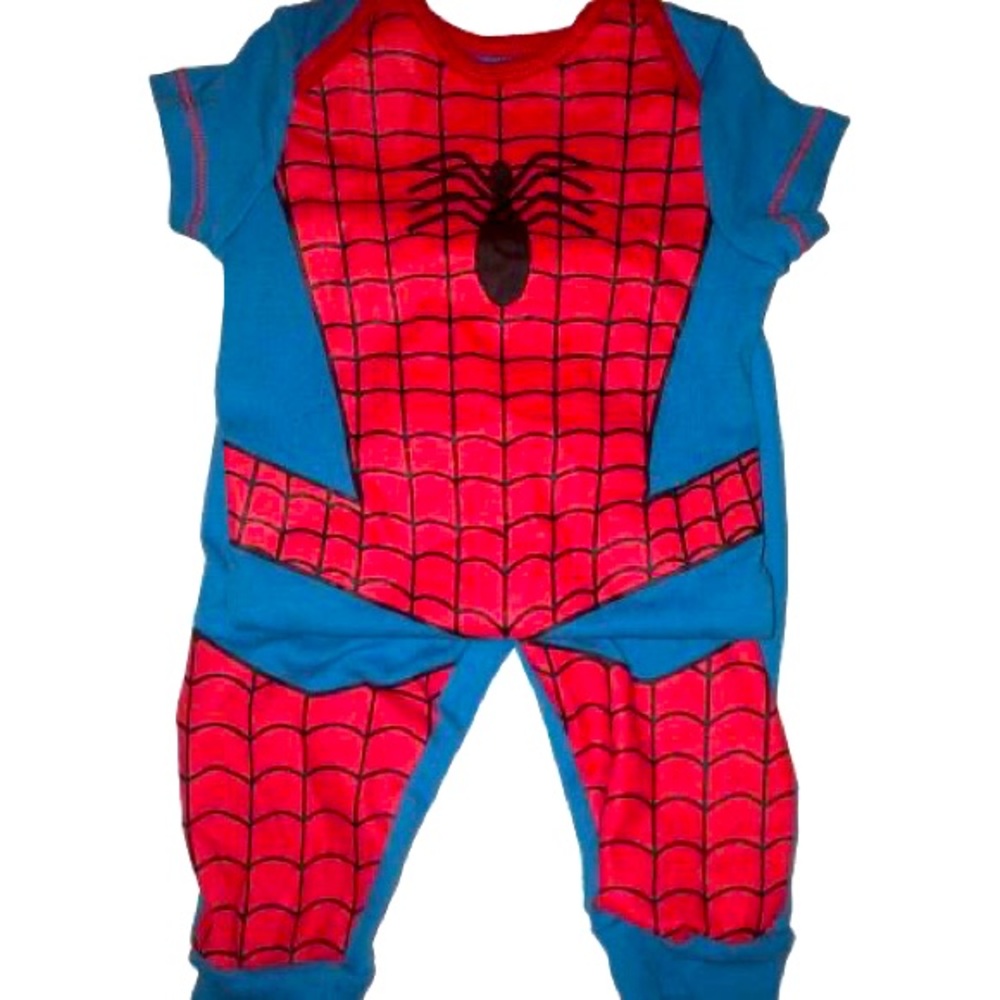 Marvel Avengers SpiderMan Infant Cosplay Bodysuit Pants Set 3-6 M